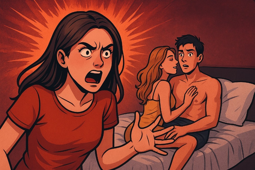 他說怕我生氣才沒說，結果出國整整五天跟前女友睡一起！