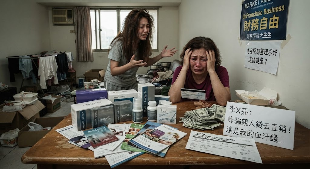 靠北美安直銷！親情在利益面前根本是屁，活得像米蟲還敢賣健康