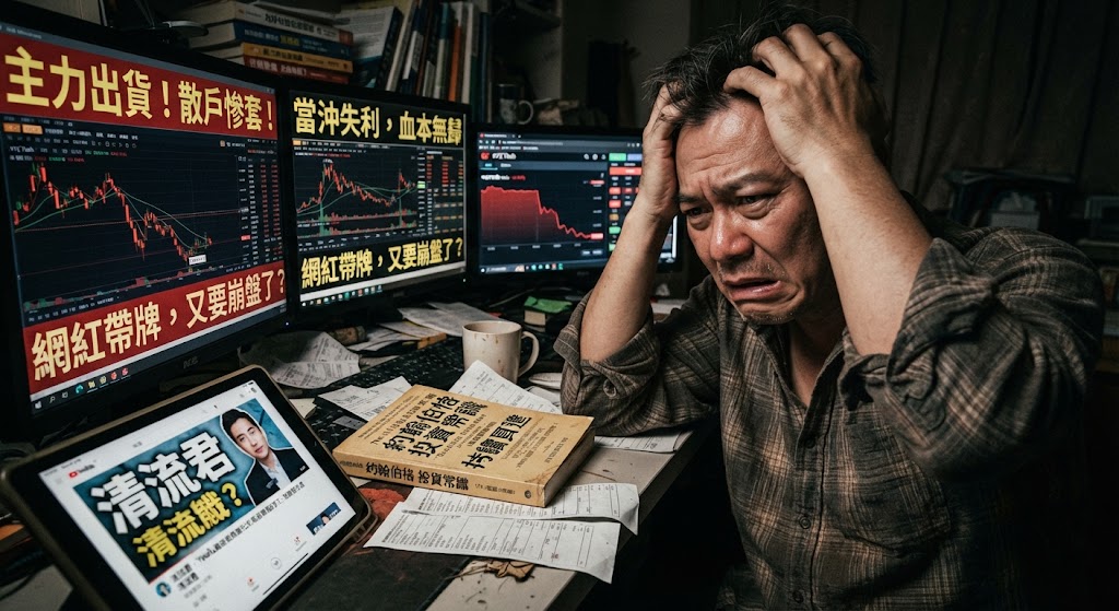 別再整天追飆股了:看夠了盲目散戶與網紅亂象的真心崩潰告白